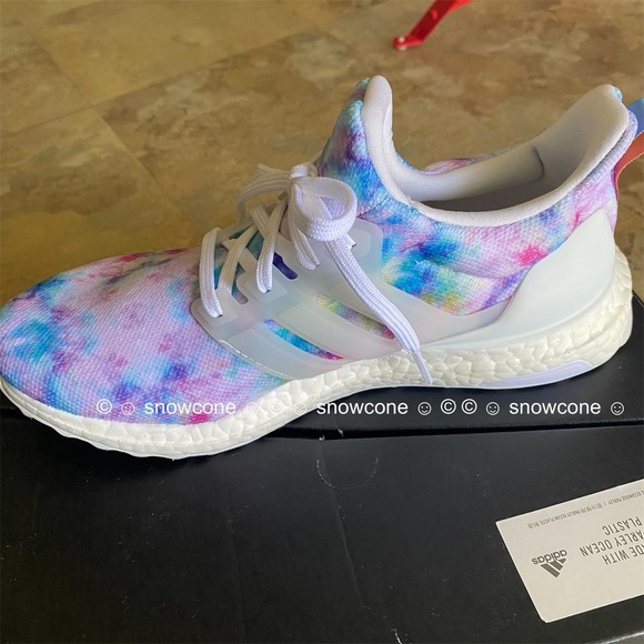 Adidas Ultraboost 4.0 DNA Tie Dye Rainbow Shoes Women’s 7.5 - Picture 9 of 17